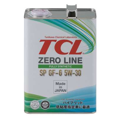 Масло моторное TCL Zero Line, синтетическое, 5W-30, SP, 4 л