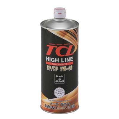 Масло моторное TCL High Line, синтетическое, 5W-40, SP/CF, 1 л