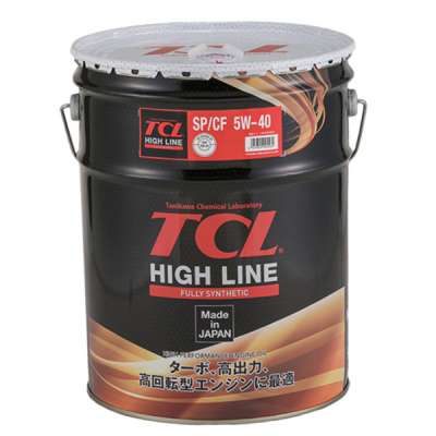 Масло моторное TCL High Line, синтетическое, 5W-40, SP/CF, 20 л