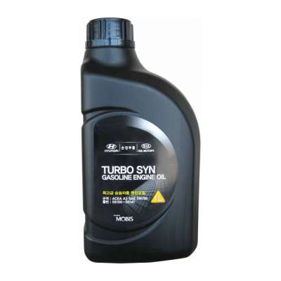 Масло моторное HYUNDAI/KIA Turbo SYN Gasoline Engine Oil, синтетическое, 5W-30, 1 л