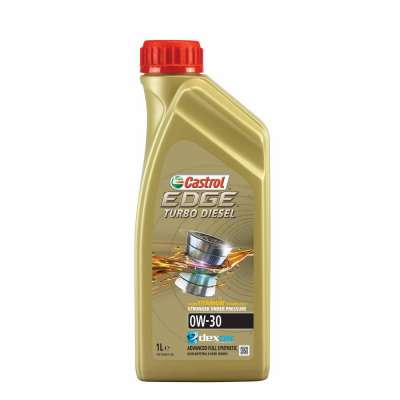 Масло моторное CASTROL EDGE Turbo Diesel Titanium FST, синтетическое, 0W-30, 1 л