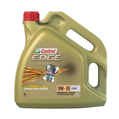 Масло моторное CASTROL EDGE Titanium FST, синтетическое, 0W-30, 4 л