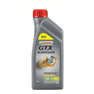 Масло моторное CASTROL GTX ULTRACLEAN, синтетическое, 10W-40, 1 л