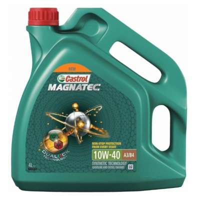 Масло моторное CASTROL Magnatec DUALOCK, полусинтетическое, 10W-40, 4 л