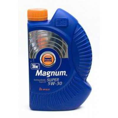 Масло моторное Rosneft ТНК Magnum Super, полусинтетическое, 5W-30, SL, 1 л