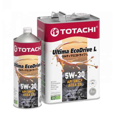 Масло моторное TOTACHI Ultima EcoDrive L, синтетическое, 5W-30, SN, акция 4+1=5л