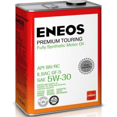 Масло моторное ENEOS Premium TOURING, синтетическое, 5W-30, SN, 4 л