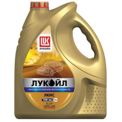 Масло моторное LUKOIL полусинтетическое ЛЮКС 10W-40 SL/CF 5 л