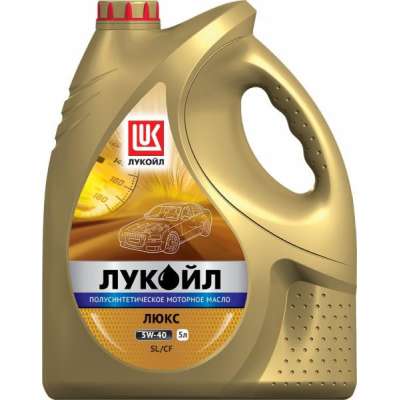 Масло моторное LUKOIL полусинтетическое ЛЮКС 5W-40 SL/CF 5 л