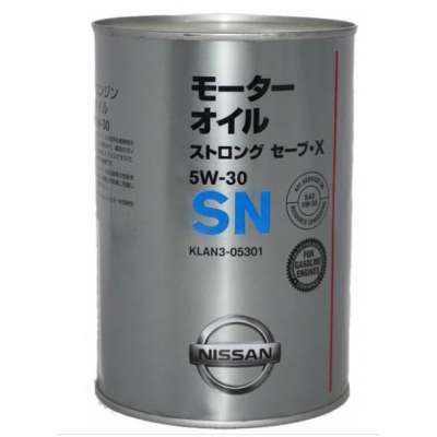 Масло мотоpное NISSAN полусинтетическое STRONG SAVE X SN 5W-30 1 л. - KLAN505301