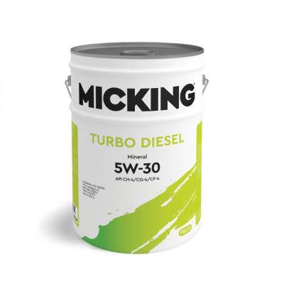 Моторное масло Micking Turbo Diesel PRO3 5W-30 минеральное API CH-4/CG-4/CF-4 для дизельных двигателей 20л., арт M1236