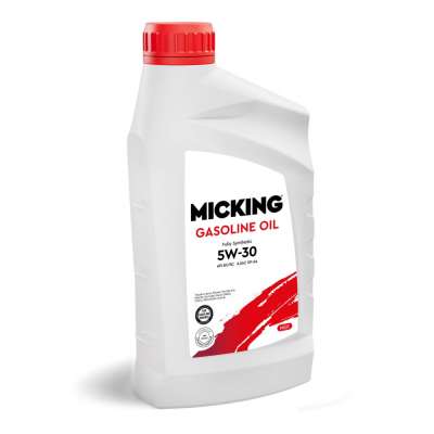 Моторное масло Micking Gasoline Oil MG1 5W-30 синтетическое API SP/RC для бензиновых двигателей 1л., арт M2127