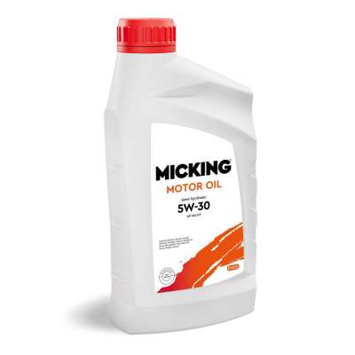 Моторное масло Micking Motor Oil EVO2 5W-30 полусинтетическое API SN/CF для бензиновых и дизельных двигателей 1л., арт M2149