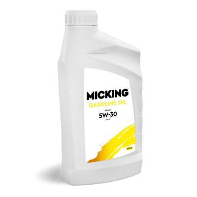 Моторное масло Micking Gasoline Oil MG3 5W-30 минеральное API SL для бензиновых двигателей 1л., арт M2161