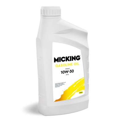 Моторное масло Micking Gasoline Oil MG3 10W-30 минеральное API SL для бензиновых двигателей 1л., арт M2166