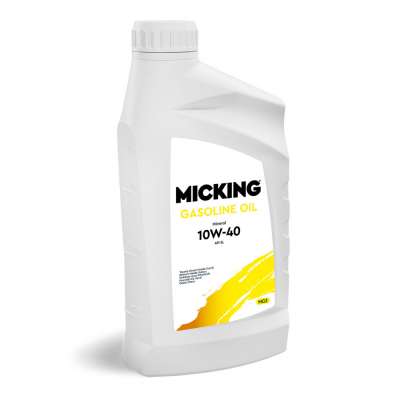 Моторное масло Micking Gasoline Oil MG3 10W-40 минеральное API SL для бензиновых двигателей 1л., арт M2172