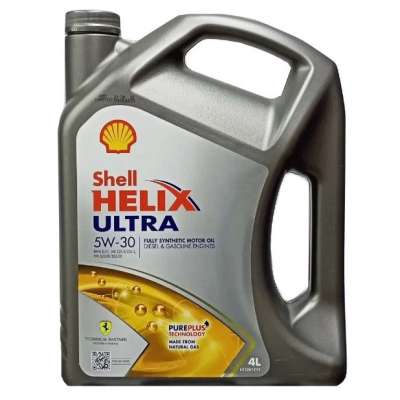 Масло моторное SHELL 5W30 HELIX ULTRA API SL/CF A3/B4 4л син