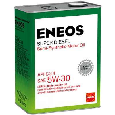 Масло моторное ENEOS Super Diesel CG-4 полусинтетическое 5W-30 4 л