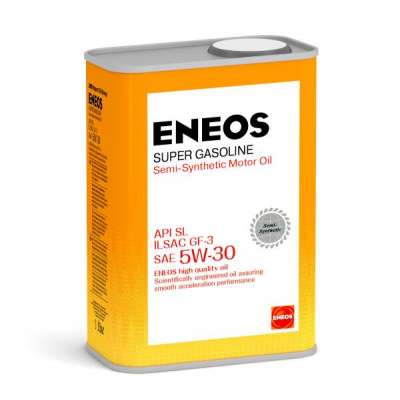 Масло моторное ENEOS Super Gasoline SL полусинтетическое 5W-30 1 л