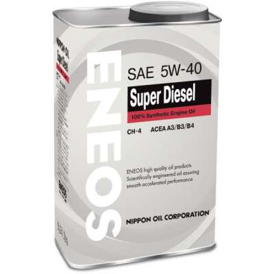 Масло моторное ENEOS Super Diesel CH-4 синтетическое 5W-40 0,94 л