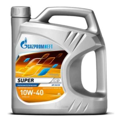 Масло моторное Gazpromneft Super 10W-40 полусинтетическое 4 л 2389901318