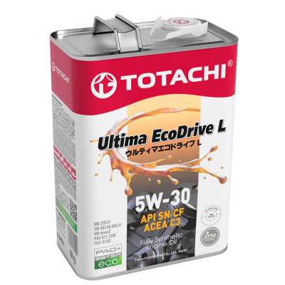 Масло моторное TOTACHI Ultima EcoDrive L SN/CF Синтетика 5W-30 4 л