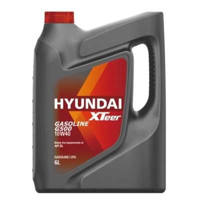 Масло моторное Hyundai Xteer Gasoline G500 SL 10W-40 6 л 1061044