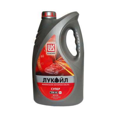 Масло моторное LUKOIL Супер 15W-40 SG/CD, 4 л