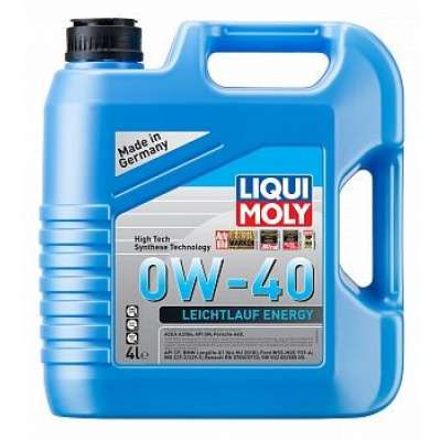 Масло моторное LIQUI MOLY Leichtlauf Energy 0W-40 синтетическое 4 л 39035