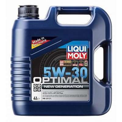 Масло моторное LIQUI MOLY Optimal NEW GEN 5W-30 синтетическое 4 л 39031