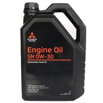 Масло моторное MITSUBISHI Engine Oil 0W-30 4 л MZ321033