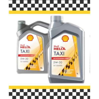 Масло моторное SHELL Helix Taxi 5W-30 синтетическое 1 л 550059408