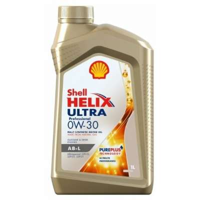 Масло моторное SHELL Helix Ultra Professional AB-L 0W-30 синтетическое 1 л 550046413