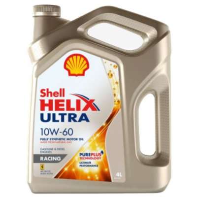 Масло моторное SHELL Helix Ultra Racing 10W-60 синтетическое 4 л 550046412