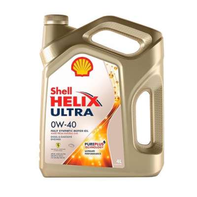 Масло моторное SHELL Helix Ultra SP A3/B4 0W-40 синтетическое 4 л 550055900