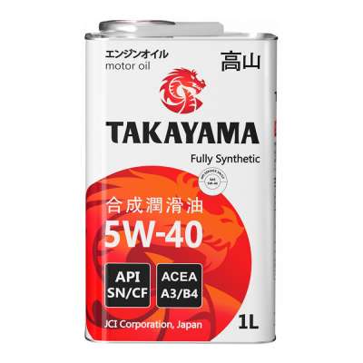 Масло моторное Takayama SAE 5W-40 1 л 605044