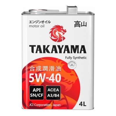 Масло моторное Takayama SAE 5W-40 4 л 605045