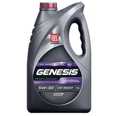 Масло моторное Лукойл Genesis Universal Diesel 5W-30 полусинтетическое 4 л 3173872