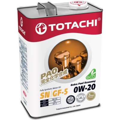 Масло моторное TOTACHI Extra Fuel SN синт. 0W20 4л