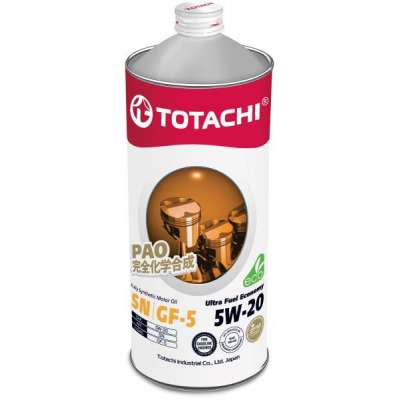 Масло моторное TOTACHI Ultra Fuel SN Синтетика 5W20 1л