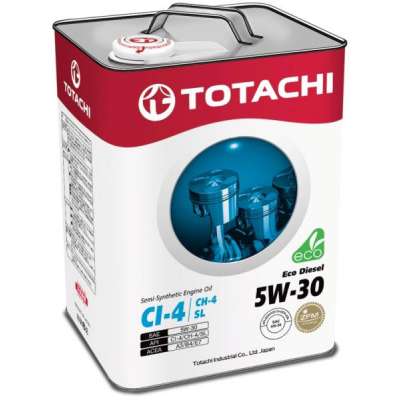 Масло моторное TOTACHI Eco Diesel CI-4/CH-4/SL псинт 5W30 6л