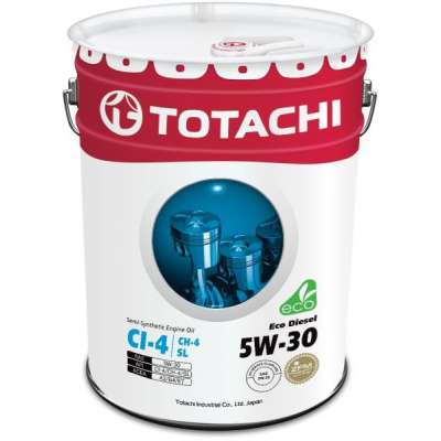 Масло моторное TOTACHI Eco Diesel CI-4/CH-4/SL псинт 5W30 20л