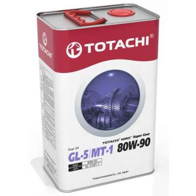 Масло трансмиссионное TOTACHI NIRO Super Gear минерал. GL-5/MT-1 80W-90 4л