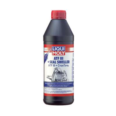 Минеральное трансмиссионное масло Liqui Moly для АКПП с герметиком ATF III + Seel Sweller 1л