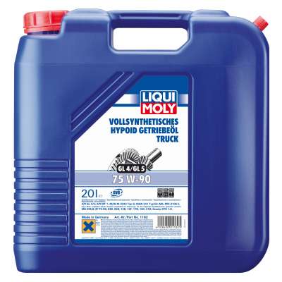 Синтетическое трансмиссионное масло Liqui Moly Vollsynthetisches Hypoid Getriebeoil Truck 75W-90 20л